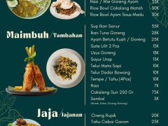 Menu Warung Namu BSD-3